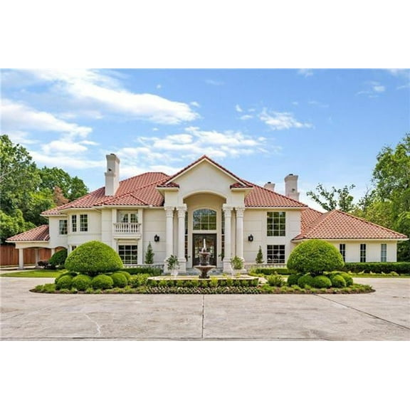 015-782: Luxury Mediterranean 5 Bed, 8 Bath Luxury Home Plan, 10325 Sq Ft: Full Blueprints with License to Build by Home Plan Marketplace - Lesuto