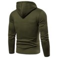 thumbnail image 3 of Fesfesfes Men's Long Sleeve Fall Winter Patchwork Hoodies Top Blouse Sale Tops on Clearance, 3 of 3