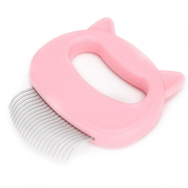 Hair SheddingComb Cat Grooming Tool, Shell Shape Comb, Shell Shape Remove Floating Hair For Cats Dogs Pink