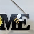 thumbnail image 5 of CSCHome Home Decor Exquisite Bee Sunflower Home Letters Hanging Sign Front Door Room Decoration, 5 of 5