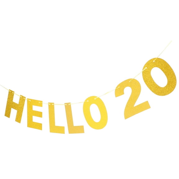 Birthday Party Supplies Supply Decorations Garland Happy Golden