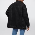 thumbnail image 6 of SUNBS Jean Jacket For Women Denim Jacket With Pocket Button Down Loose Fit Style, 6 of 8