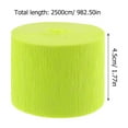 thumbnail image 2 of FOMIYES 4pcs Green Crepe Paper Streamers for DIY Crafting and Birthday Party Decor with Textured Design, 2 of 8