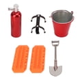 thumbnail image 4 of RC Plastic Decoration Set, Stainless Steel Wear Resistant Durable  4Pcs RC Decoration Set With Bucket For RC Crawler Car, 4 of 8