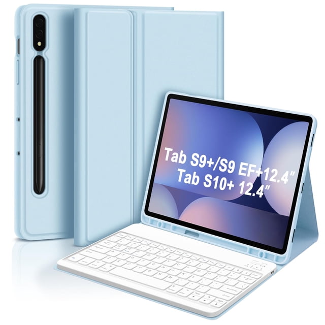 Funda con Teclado GOKOCO para Samsung Galaxy Tab S10+/S9+ 12.4"