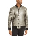 thumbnail image 1 of Kenneth Cole Mens Metallic Bomber Jacket, Metallic, Large, 1 of 1