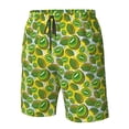 thumbnail image 5 of Naloa Kiwi Fruits Summer Men's Beach Shorts, Surfing shorts, Swim trunks, Quick Dry Swim Trunks for Surfing Beach Fun - Large, 5 of 9