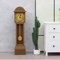 thumbnail image 6 of Miniature Grandfather Clock Model Figurine Furniture for Doll House Enthusiasts and Photographers Scene Setting Props, 6 of 9