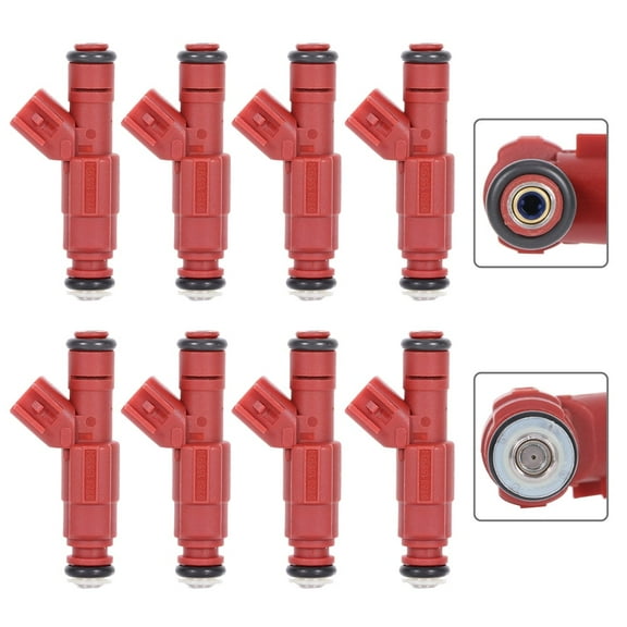 Injectors,CCIYU 1 Hole Fuel Injectors Set fit for Dodge for Dakota/for Durango/for Ram 1500/for Ram 1500 Van/for Ram 2500/for Ram 2500 Van/for Ram 3500 Compatible with 0280155934 Injector,8 Pieces