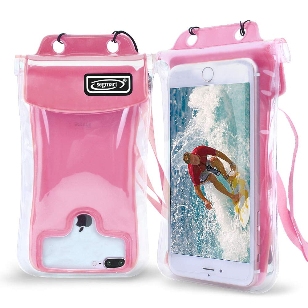 Float Waterproof Case Underwater Dry Bag for iPhone 12 Pro Max 11 XS XR 8 7 Plus Galaxy Pixel for Pool Beach Swimming Kayak Travel Floating Waterproof Phone Bag up to 6.7 Black&Clear 