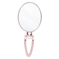 thumbnail image 1 of Espejo de maquillaje plegable de doble cara con aumento de 1x / 2x para en el Rosado Jinwen Espejo de maquillaje, 1 of 8
