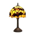 thumbnail image 6 of Stained Glass Style Black Bat Table Lamp, Vintage Black Bat Stained Resin Night Light, Halloween Gothic Resin Desk Light for Bedroom, Living Room, Home & Office, 6 of 7