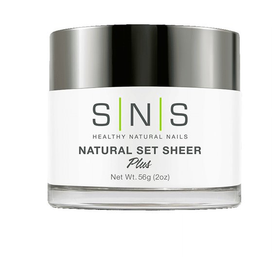 SNS Nail Dipping Powder, Natural Set Sheer, 2 Oz