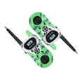 thumbnail image 2 of 2 uds Mini Walkie Talkies Radio electrónica interfono para niños juguete Bling Bling Verde, 2 of 11