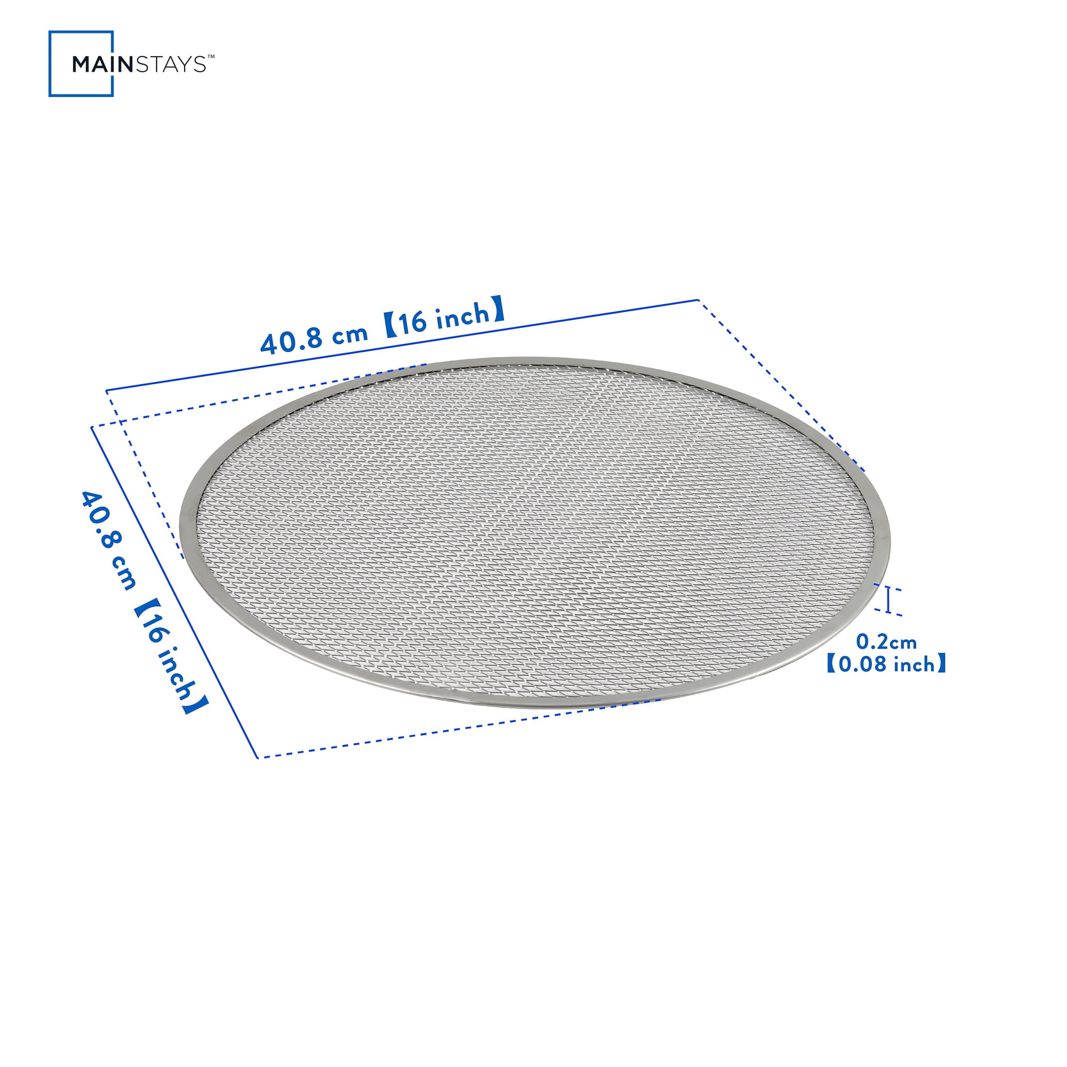 Mainstays Stainless Steel 16" Pizza Screen