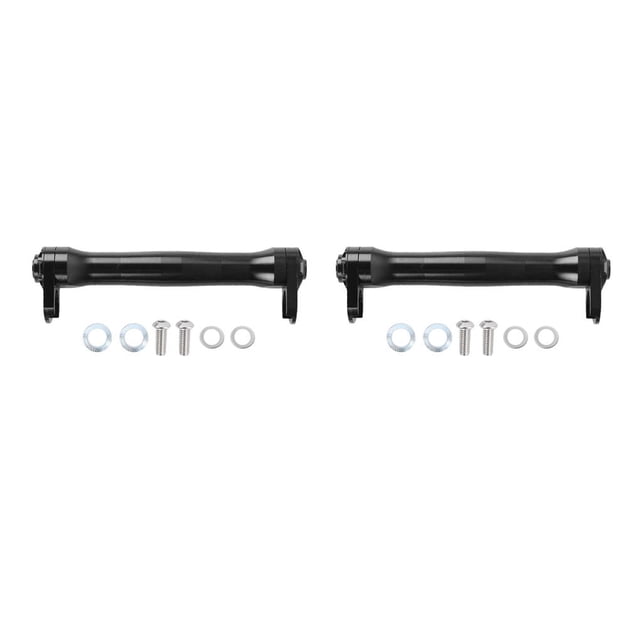 Yuarrent Folding Bike Easy Wheel Easywheel Extension Rod Telescopic Negro 2piezas