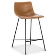 thumbnail image 1 of Poly and  Bark Paxton 24 in. Counter Stool (Set of 2) - Brown, 1 of 1