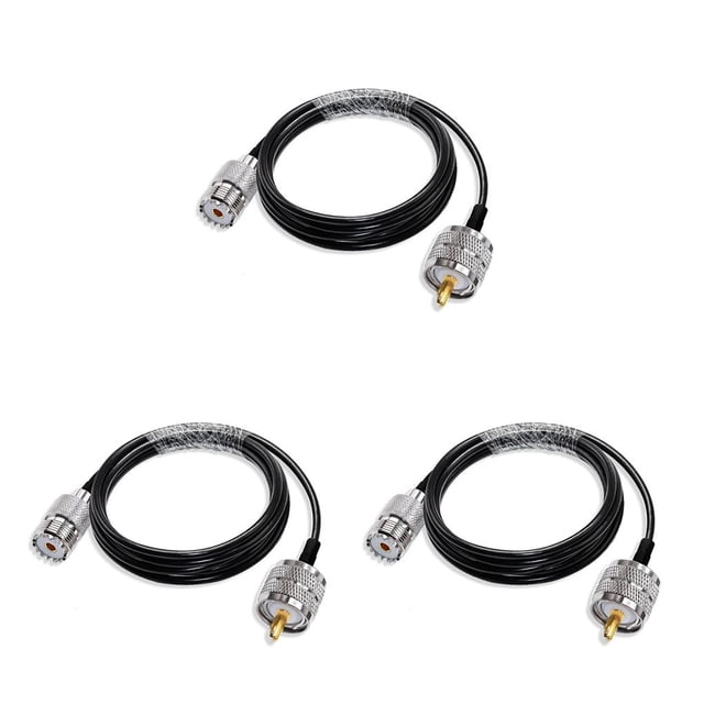 Inteprter Cable adaptador de frecuencia PL259 a SO239 convertidor antena escáner extensor accesorios 1M Type1 NO1