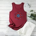 thumbnail image 4 of AnuirheiH American Flag Crop Tank Tops for Women 4th of July Clothes Sleeveless Patriotic Shirts Women Sunflower Printing Round-Neck Sleeveless Shirt Casual Tank Tunic Tops Blouse, 4 of 5