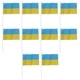 thumbnail image 1 of Banderas de Ucrania, 10 juegos de banderas de mano de Ucrania, banderas de mano de Ucrania pequeñas, ultra sensibles Jadeshay A, 1 of 8