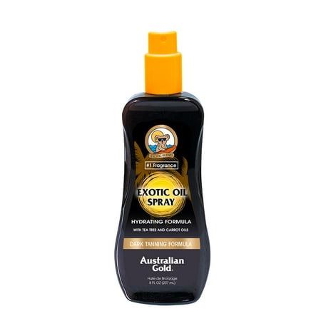 Australian Gold Exotic Oil Spray, Dark Tanning Formula, 8 FL (Best Organic Tanning Oil)