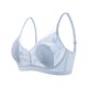 thumbnail image 3 of Ropa interior ultrafina de verano con orejas de conejo sin dejar huellas para mujer, pecho grande, encaje sexy pequeño, sujetador de copa de cristal de látex transpirable, 3 of 4