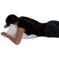 thumbnail image 2 of Living Health Products MJ1430 14 x 29 x 6 to 2.5 in. Stomach Sleeper - Face Down Pillow, Large, 2 of 7