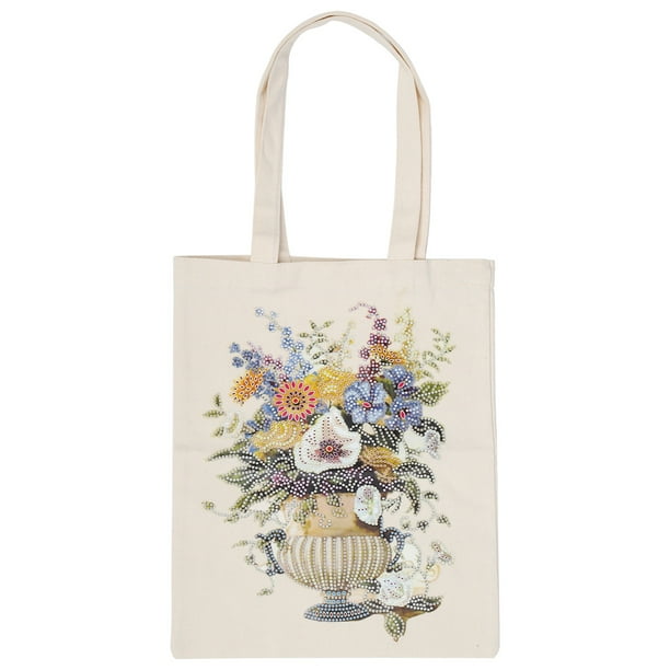 Bolso de pintura de diamantes, resina + tela Bolsa de pintura de diamantes Durable para mujeres para la escuela para ir de compras, viajar y oficina para estudiantes Unbranded 1211210028711