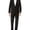 Black, variant on Adam Baker Men's Modern Fit Two-Piece Shawl Lapel Tuxedo Suit