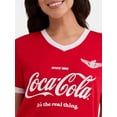 thumbnail image 3 of Coca Cola Short Sleeve Graphic T-shirt, Womens, 3 of 4