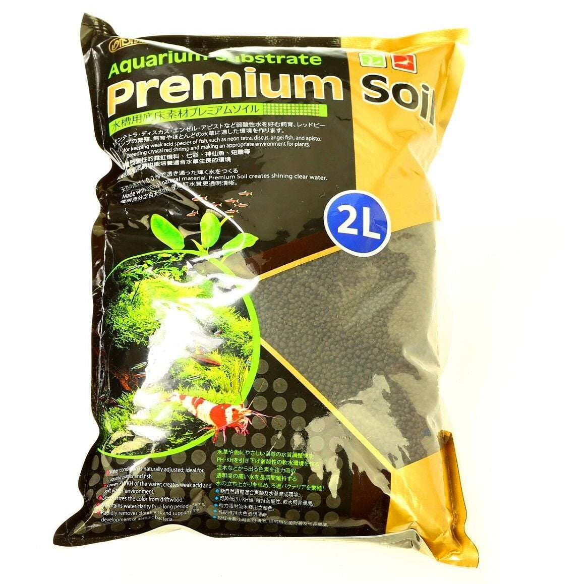 Substrate Premium Soil 4 Pound for Planted Dwarf Shrimp Water Plants