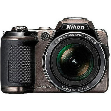 Nikon COOLPIX L120 14.1MP 21X Bronze Ultra Zoom Camera, 3.0