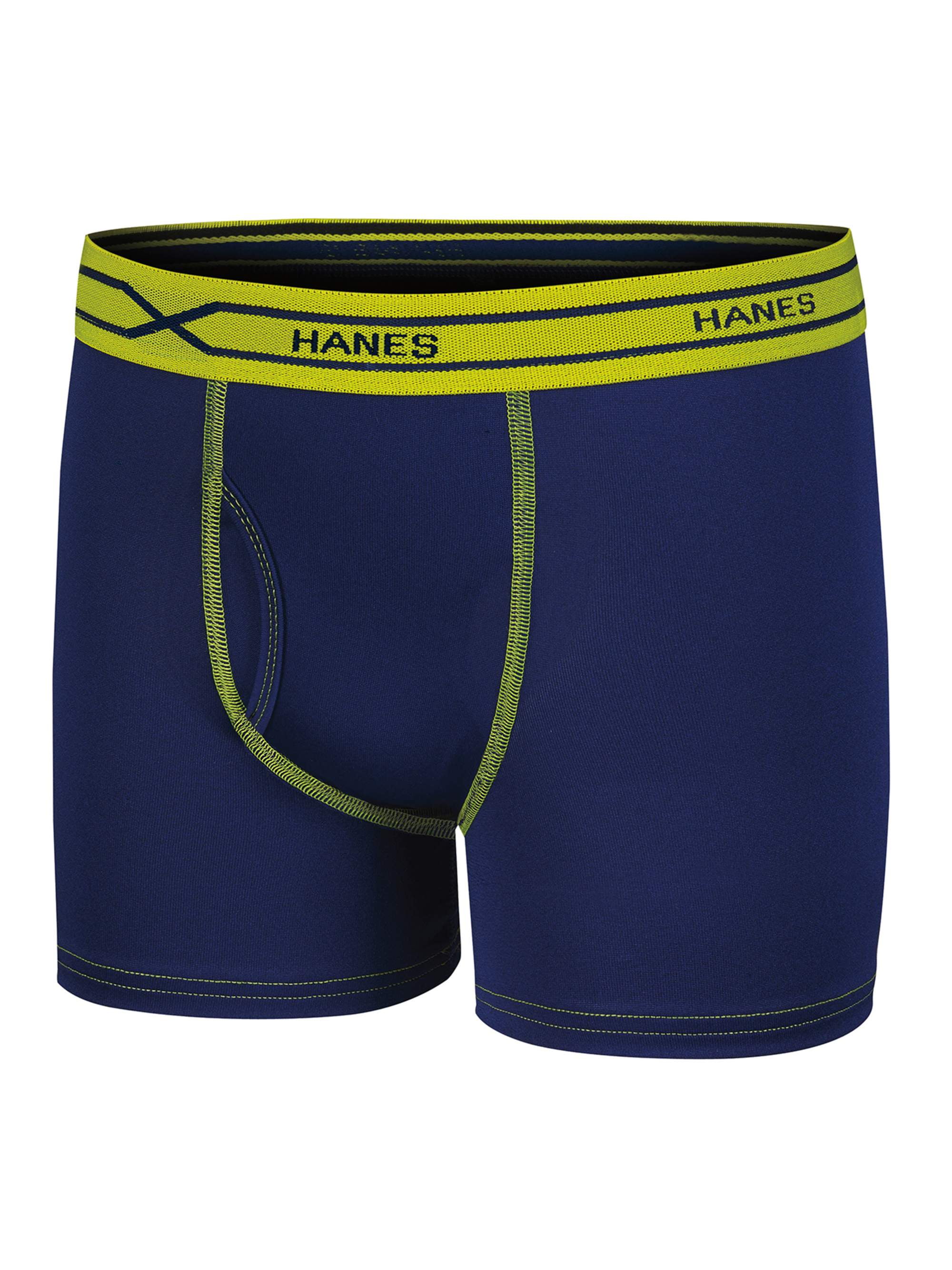 Hanes Boys Underwear, 5 Pack XTemp Performance Cool Embossed Boxer