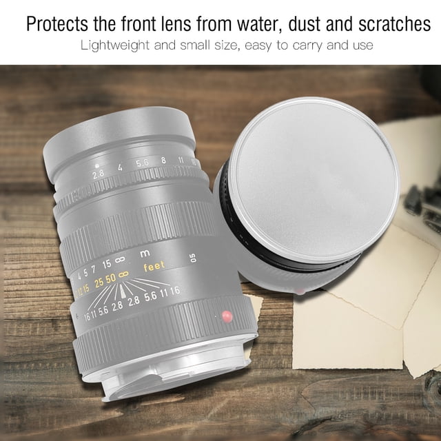 KIMISS Professional 36mm Lens Metal Front Cap Essential Photography Accessory forCameras