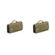 thumbnail image 2 of Toystoory Bolsa para botellas de condimentos para acampar, bolsa para tarros, contenedor de lona, ​​organizador plegable, gran capacidad, Verde oscuro 2piezas, 2 of 6