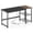 Black, variant on 59" Industrial Computer Desk with Storage Shelves & Charging Station, Home Office Desk Gaming Desk,Rustic Brown