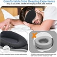 thumbnail image 2 of Sleep Eye Mask For Men Women, 3d Contoured Cup Sleeping Mask & Blindfold, Concave Molded Night Sleep Mask, Block Out Light, Soft Comfort Eye Shade Cov-week, 2 of 5