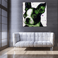 thumbnail image 3 of Large Wall Decor Dog Oil Paintings Canvas Prints Chihuahua Wall Decor for Livingroom or Bedroom(Framed Ready to Hang), 3 of 5