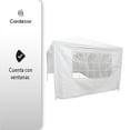 thumbnail image 4 of Carpa TOLDO CON PAREDES GARDECOR 6X3 COLOR BLANCO CARP-01, 4 of 6