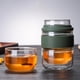 thumbnail image 4 of Juego de té de viaje Juego de té chino Kung Fu con bolsa portátil Artículos para beber para el hogar Verde, 4 of 9