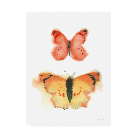 Trademark Fine Art Watercolor Butterflies IV by Shirley Novak, 24×32
