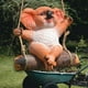 thumbnail image 5 of Outdoor Sculpture,Hanging Swing Animal Statue Decorative,Resin Hanging Animal Figurine Accessories,Garden Sculpture Decor for yard Waterproof,Outdoor Ornament Cute Hand Painted,Outdoor Patio Zulema Escultura al aire libre, 5 of 8