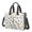 Cat and Fish White Pattern, variant on Cat and Heart White Pattern Canvas Messenger Tote Bag, Teacher Tote with Multi Pockets & Removable Strap, Magnetic Closure Gifts for Work Travel Shopping