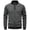 Dark Gray, variant on Men's Zipper Jacket Long Sleeve Winproof Lightweight Jogger Coat with Pockets Solid Color Outdoor Athletic Versatile Tops