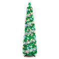 thumbnail image 1 of Árbol de Navidad, BTU, desplegable, 5 pies, con 90 luces LED, oropel, 1 of 7