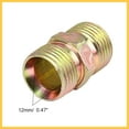 thumbnail image 4 of 2pcs M18 x 1.5mm to M18 x 1.5mm Car Straight Air Pipe Fitting Connector Adapter Auto Replacement Parts, 4 of 5