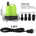 thumbnail image 3 of FREESEA 660 GPH 40W Submersible Water Pump for Pond Aquarium Hydroponics Fish Tank Fountain Waterfall, 3 of 6