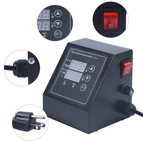 Control Box, Heat Press Machine Control Box with LED Display Heat Press Machine Control Box