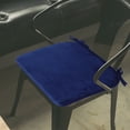thumbnail image 2 of WEUVEB Dayesque Dark Office Chair Pads with Adjustable Ties, Set of 4 Comfortable Cushions for Home and Work Seating, 2 of 8