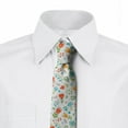 thumbnail image 2 of Floral Necktie, Lily of Valley and Berry, Dress Tie, 3.7", Multicolor, by Ambesonne, 2 of 3